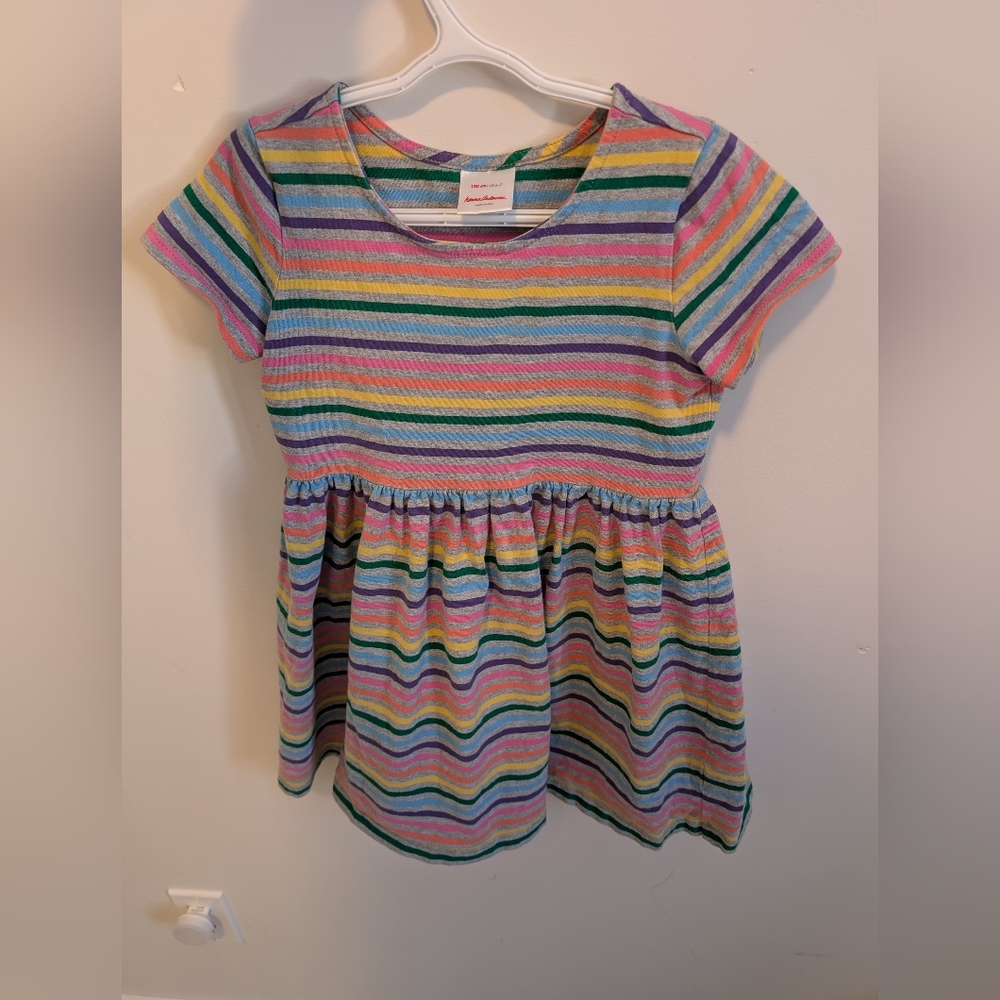 Hanna Andersson Multicolor Striped Kids Dress